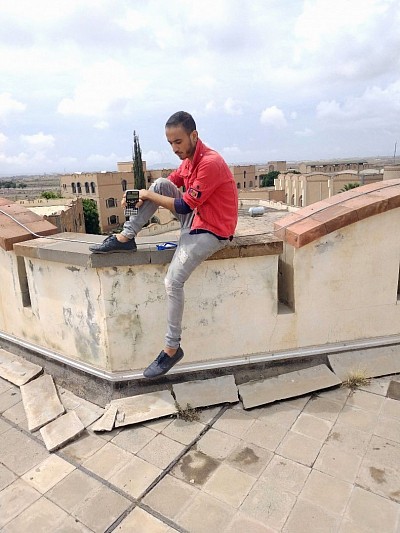 من سطح مبنى الهندسه المعمارية